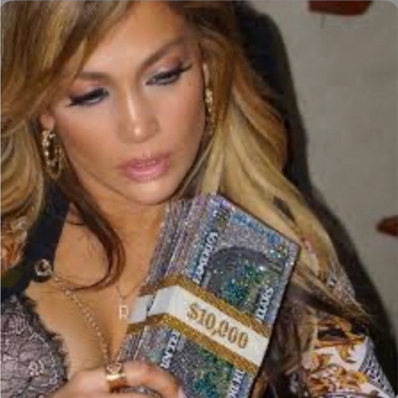 Clutch MoneyBag Rhinestone Custom Couture Handbag NWT - Picture 3 of 3